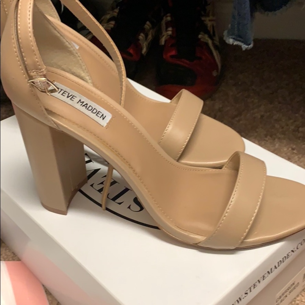 Steve Madden Carrson Heel - Blush Leather